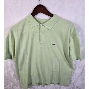 Lacoste Polo Men's Size 7 (Large) Light Green Short Sleeve Shirt